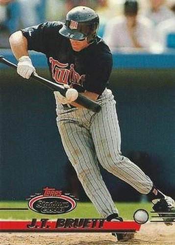 #397 J.T. Bruett - Minnesota Twins - 1993 Stadium Club Baseball