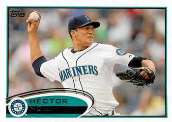 #397 Hector Noesi - Seattle Mariners - 2012 Topps Baseball