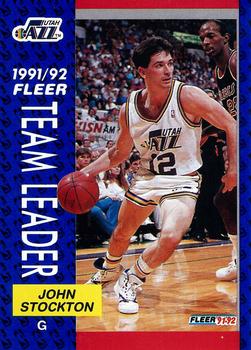 #397 John Stockton - Utah Jazz - 1991-92 Fleer Basketball