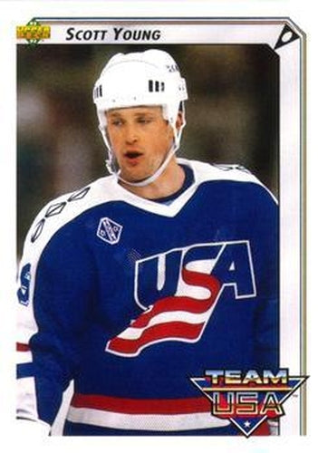 #397 Scott Young - USA - 1992-93 Upper Deck Hockey