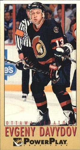 #397 Evgeny Davydov - Ottawa Senators - 1993-94 Fleer PowerPlay Hockey
