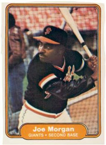 #397 Joe Morgan - San Francisco Giants - 1982 Fleer Baseball