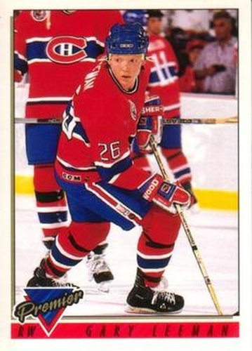 #397 Gary Leeman - Montreal Canadiens - 1993-94 O-Pee-Chee Premier Hockey