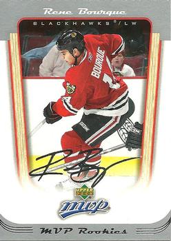 #397 Rene Bourque - Chicago Blackhawks - 2005-06 Upper Deck MVP Hockey