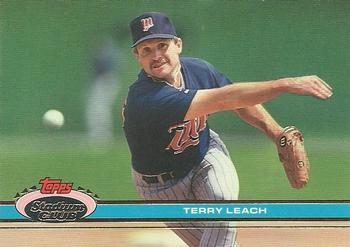 #397 Terry Leach - Minnesota Twins - 1991 Stadium Club Baseball