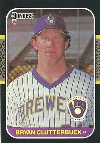 #397 Bryan Clutterbuck - Milwaukee Brewers - 1987 Donruss Baseball