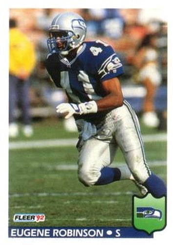 #397 Eugene Robinson - Seattle Seahawks - 1992 Fleer Football