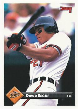 #397 David Segui - Baltimore Orioles - 1993 Donruss Baseball
