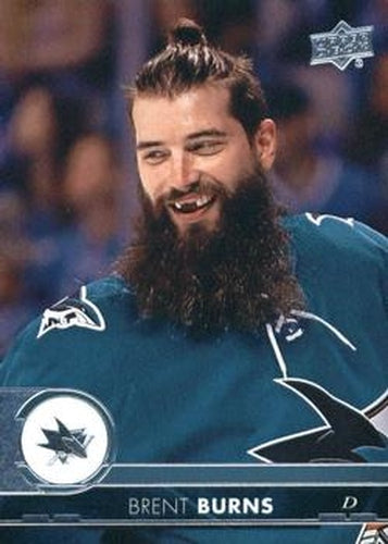 #397 Brent Burns - San Jose Sharks - 2017-18 Upper Deck Hockey
