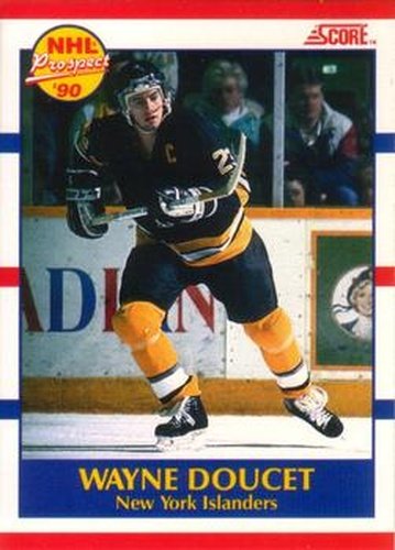#397 Wayne Doucet - New York Islanders - 1990-91 Score Canadian Hockey
