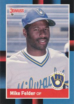 #397 Mike Felder - Milwaukee Brewers - 1988 Donruss Baseball