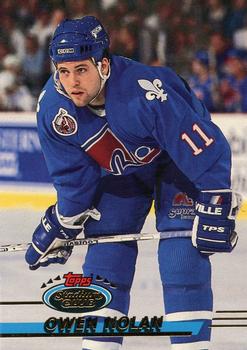 #397 Owen Nolan - Quebec Nordiques - 1993-94 Stadium Club Hockey