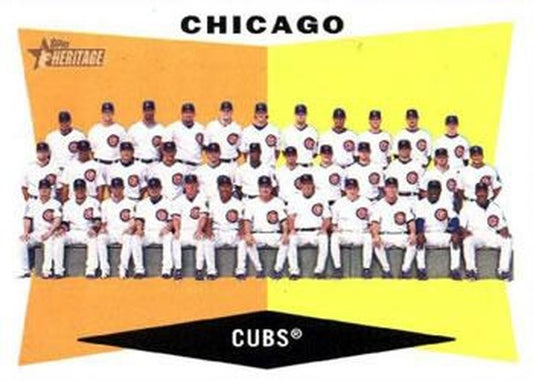 #397 Chicago Cubs - Chicago Cubs - 2009 Topps Heritage Baseball