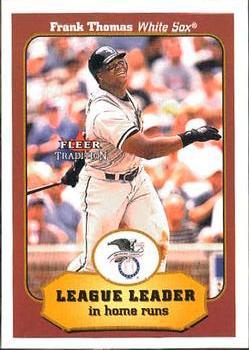 #397 Frank Thomas - Chicago White Sox - 2001 Fleer Tradition Baseball