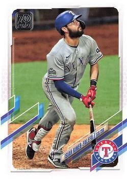 #397 Isiah Kiner-Falefa - Texas Rangers - 2021 Topps Baseball