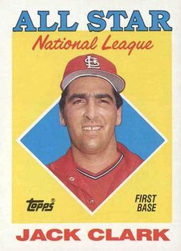 #397 Jackark - St. Louis Cardinals - 1988 Topps Baseball