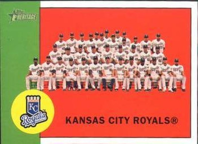 #397 Kansas City Royals - Kansas City Royals - 2012 Topps Heritage Baseball
