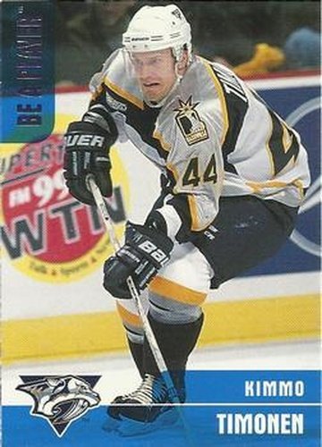 #397 Kimmo Timonen - Nashville Predators - 1999-00 Be a Player Memorabilia Hockey