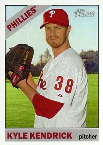 #397 Kyle Kendrick - Philadelphia Phillies - 2015 Topps Heritage Baseball