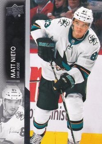 #397 Matt Nieto - San Jose Sharks - 2021-22 Upper Deck Hockey