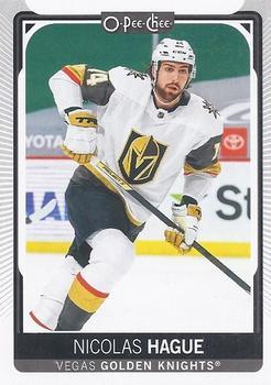 #397 Nicolas Hague - Vegas Golden Knights - 2021-22 O-Pee-Chee Hockey