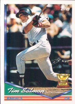 #397 Tim Salmon - California Angels - 1994 Topps Baseball