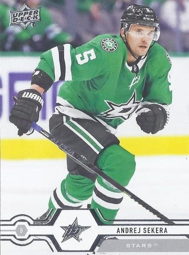 #397 Andrej Sekera - Dallas Stars - 2019-20 Upper Deck Hockey
