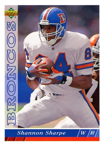 #397 Shannon Sharpe - Denver Broncos - 1993 Upper Deck Football