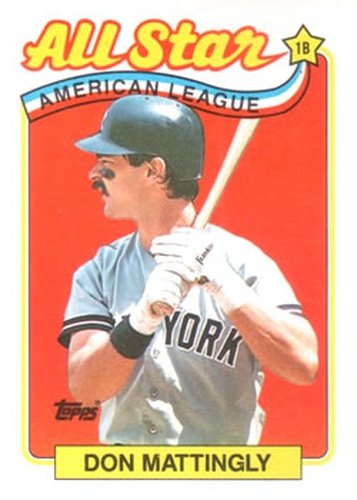 #397 Don Mattingly - New York Yankees - 1989 Topps Baseball
