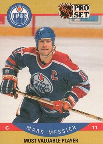 #397 Mark Messier - Edmonton Oilers - 1990-91 Pro Set Hockey