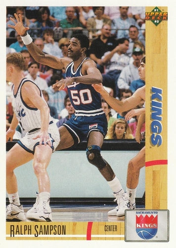 #397 Ralph Sampson - Sacramento Kings - 1991-92 Upper Deck Basketball