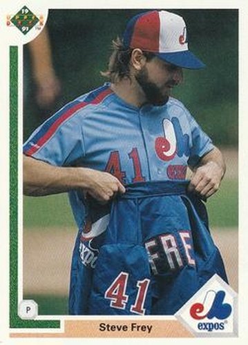 #397 Steve Frey - Montreal Expos - 1991 Upper Deck Baseball