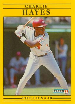 #397 Charlie Hayes - Philadelphia Phillies - 1991 Fleer Baseball