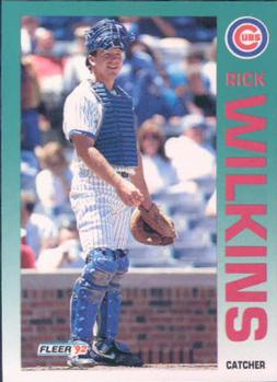 #397 Rick Wilkins - Chicago Cubs - 1992 Fleer Baseball