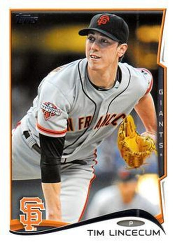 #397a Tim Lincecum - San Francisco Giants - 2014 Topps Baseball