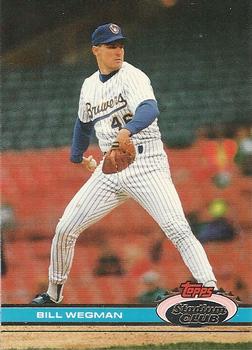 #398 Bill Wegman - Milwaukee Brewers - 1991 Stadium Club Baseball