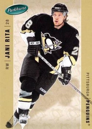 #398 Jani Rita - Pittsburgh Penguins - 2005-06 Parkhurst Hockey