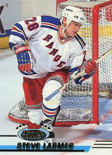 #398 Steve Larmer - New York Rangers - 1993-94 Stadium Club Hockey