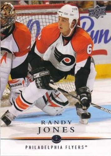 #398 Randy Jones - Philadelphia Flyers - 2008-09 Upper Deck Hockey