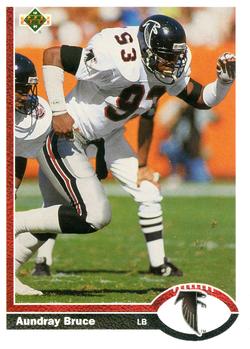 #398 Aundray Bruce - Atlanta Falcons - 1991 Upper Deck Football