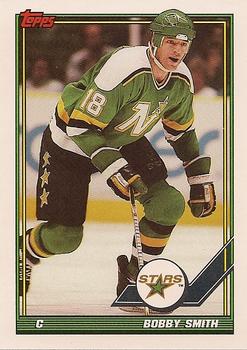 #398 Bobby Smith - Minnesota North Stars - 1991-92 Topps Hockey