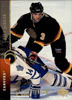 #398 Bret Hedican - Vancouver Canucks - 1994-95 Upper Deck Hockey - Electric Ice