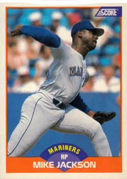 #398 Mike Jackson - Seattle Mariners - 1989 Score Baseball