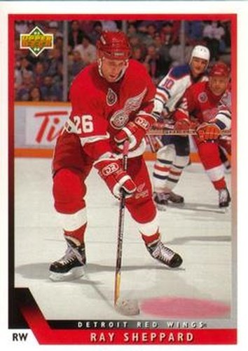 #398 Ray Sheppard - Detroit Red Wings - 1993-94 Upper Deck Hockey