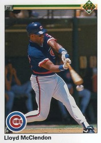 #398 Lloyd McClendon - Chicago Cubs - 1990 Upper Deck Baseball