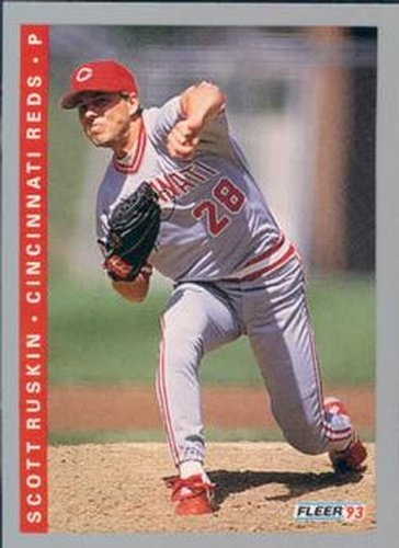 #398 Scott Ruskin - Cincinnati Reds - 1993 Fleer Baseball