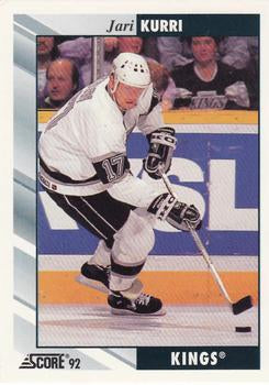 #398 Jari Kurri - Los Angeles Kings - 1992-93 Score USA Hockey