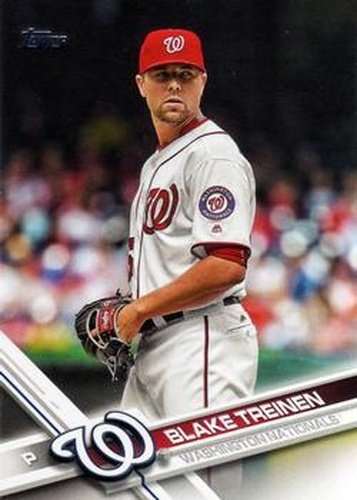 #398 Blake Treinen - Washington Nationals - 2017 Topps Baseball