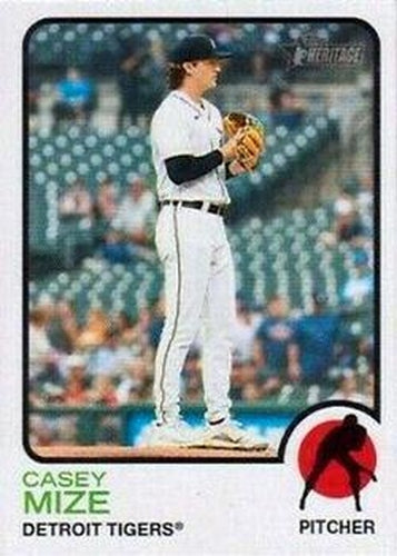#398 Casey Mize - Detroit Tigers - 2022 Topps Heritage Baseball