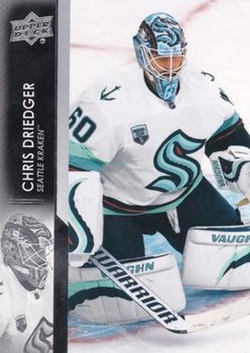 #398 Chris Driedger - Seattle Kraken - 2021-22 Upper Deck Hockey